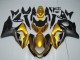 2009-2016 Gold Matte Black Suzuki GSXR 1000 Motorcycle Fairings