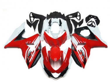 2009-2016 White Red Black Suzuki GSXR 1000 Bike Fairings