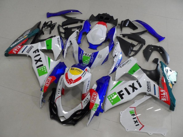 2009-2016 White Blue Green Yellow Red Fixi Suzuki GSXR 1000 Motorcycle Fairings