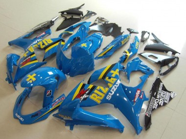 2009-2016 Blue Yellow Rizla Hopper Motul Suzuki GSXR 1000 Motorcycle Fairings