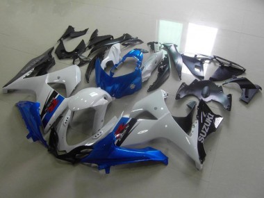 2009-2016 White Blue Black OEM Style Suzuki GSXR 1000 Motorcycle Fairings