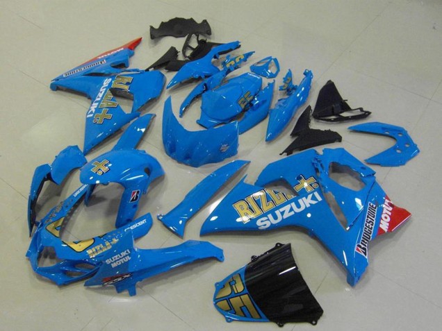 2009-2016 Blue Gold Rizla Motul Suzuki GSXR 1000 Motorcycle Fairings