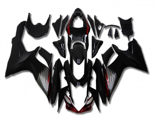 2011-2024 Glossy Black Matte Black Grey Red Suzuki GSXR 600/750 Motorcycle Fairings