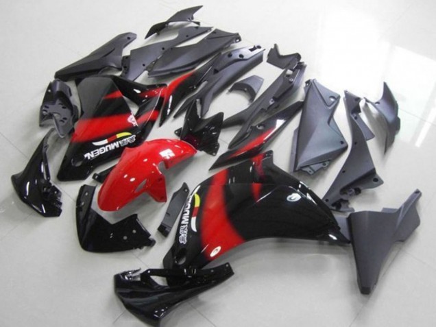 2011-2015 Glossy Black Red Honda CBR250RR Motorcycle Fairing