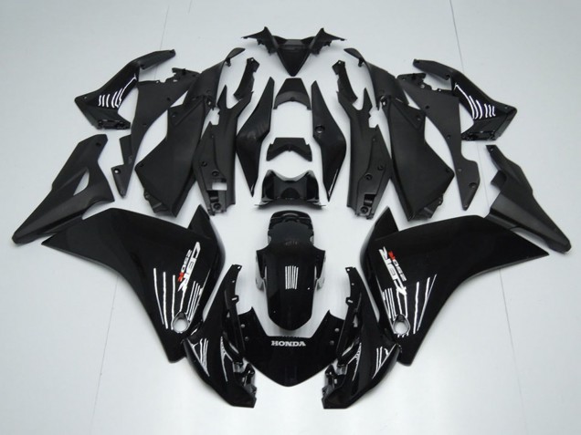 2011-2015 Glossy Black Matte Black Honda CBR250RR Motorcycle Fairings