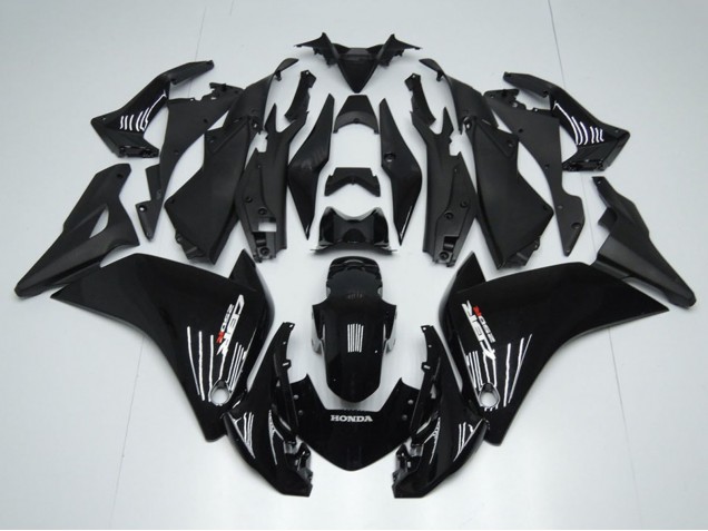 2011-2015 Glossy Black Matte Black Honda CBR250RR Motorcycle Fairings