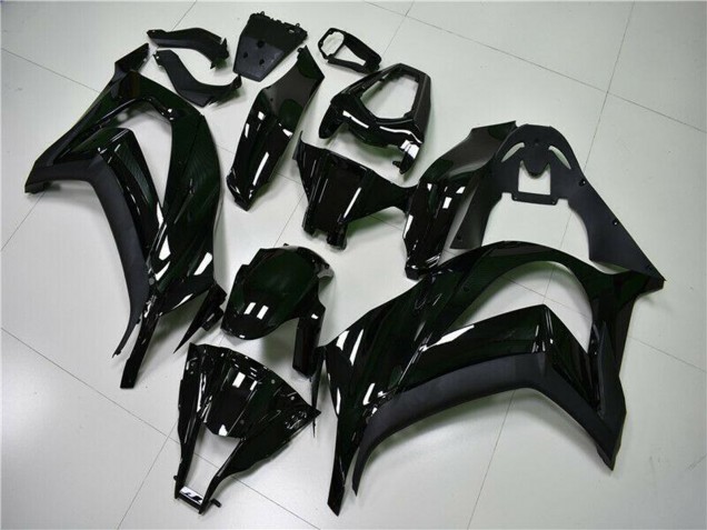 2011-2015 Glossy Black Kawasaki ZX10R Motorcycle Fairings