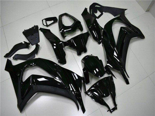 2011-2015 Glossy Black Kawasaki ZX10R Motorcycle Fairings