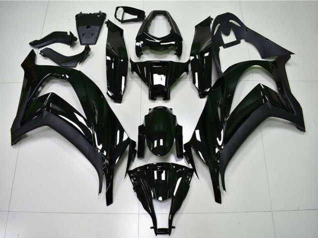 2011-2015 Glossy Black Kawasaki ZX10R Motorcycle Fairings