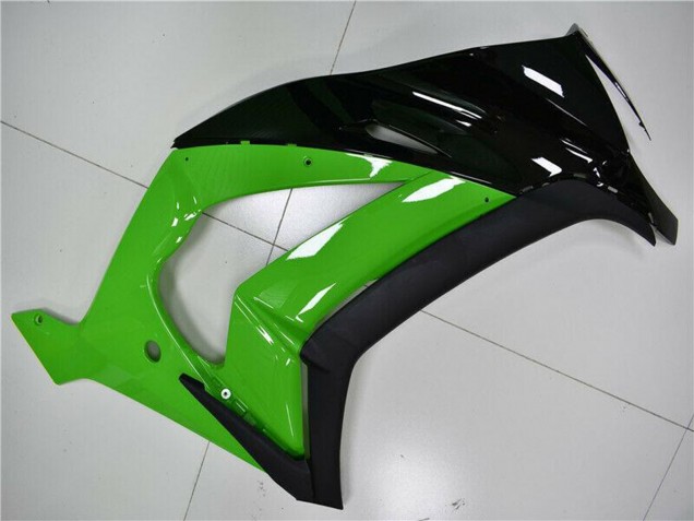 2011-2015 Green Glossy Black Kawasaki ZX10R Motorcycle Fairing