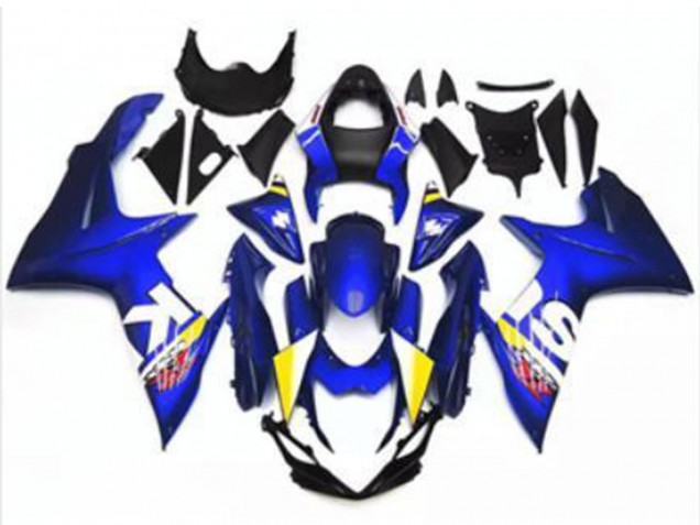 2011-2024 Blue White Suzuki GSXR 600/750 Motorcycle Fairing