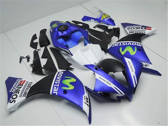 2012-2014 Blue White Black Green MoviStar Yamalube ENEOS Yamaha YZF R1 Motorcycle Fairings