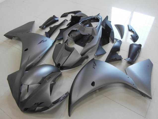 2012-2014 Matte Grey Yamaha YZF R1 Motorcycle Fairings