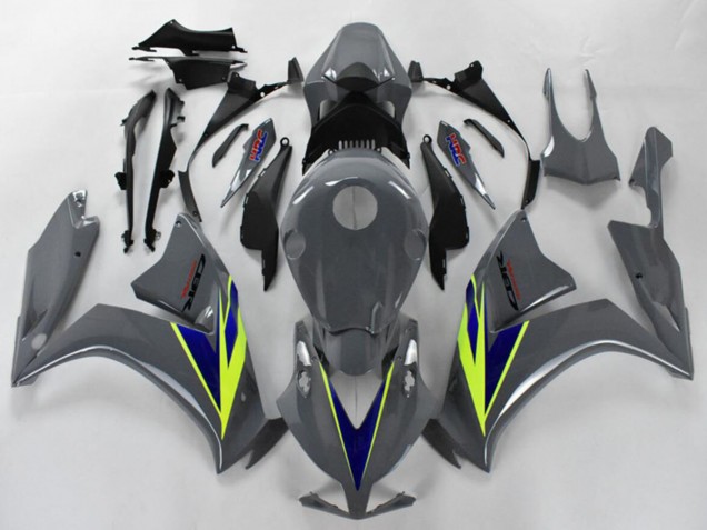 2012-2016 Nardo Grey Blue Fluo Yellow Honda CBR1000RR Motorcycle Fairings