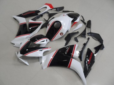 2012-2016 White Red Glossy Black Stripe Honda CBR1000RR Motorcycle Fairing