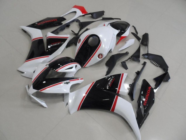 2012-2016 White Red Glossy Black Stripe Honda CBR1000RR Motorcycle Fairing