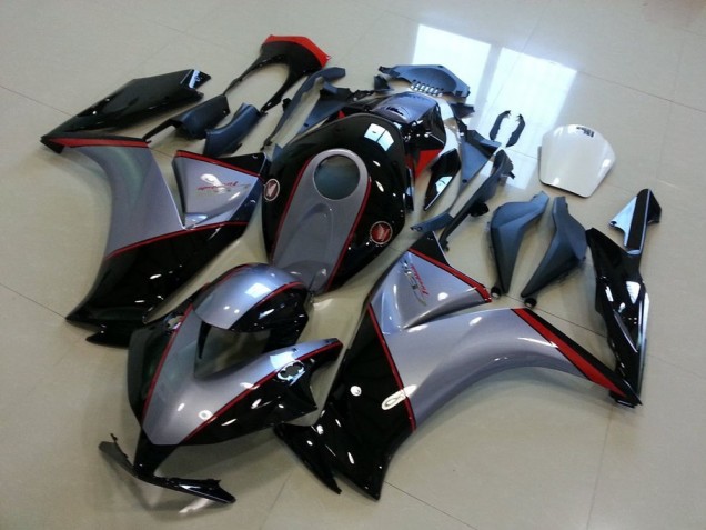 2012-2016 Grey Red Glossy Black Honda CBR1000RR Motorcycle Fairings