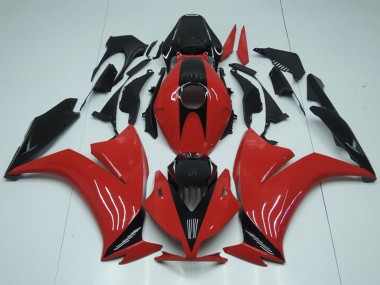 2012-2016 Red Black with No Decals Honda CBR1000RR Motorcycle Fairings