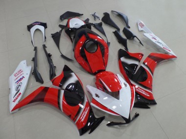 2012-2016 White Red Glossy Black Honda CBR1000RR Motorcycle Fairing