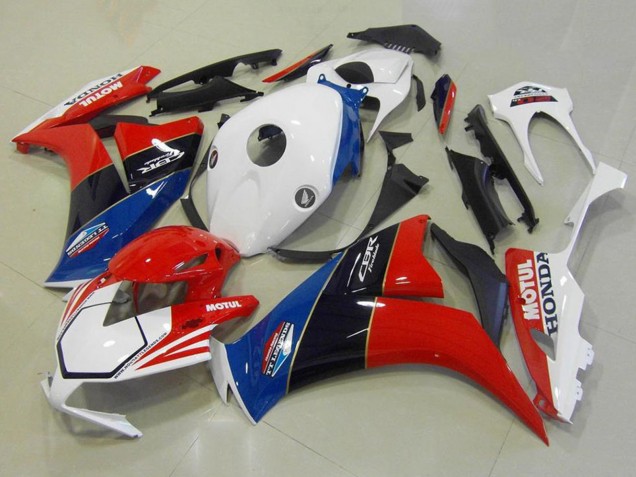 2012-2016 White Blue Red Glossy Black TT Legends Honda CBR1000RR Motorcycle Fairings