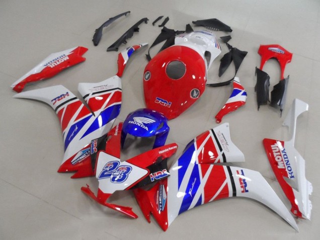 2012-2016 White Red Blue HRC 23 Honda CBR1000RR Motorcycle Fairings