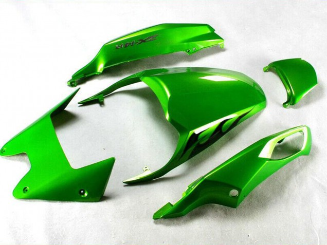 2012-2024 Green Glossy Black Kawasaki ZX14R ZZR1400 Motorcycle Fairing