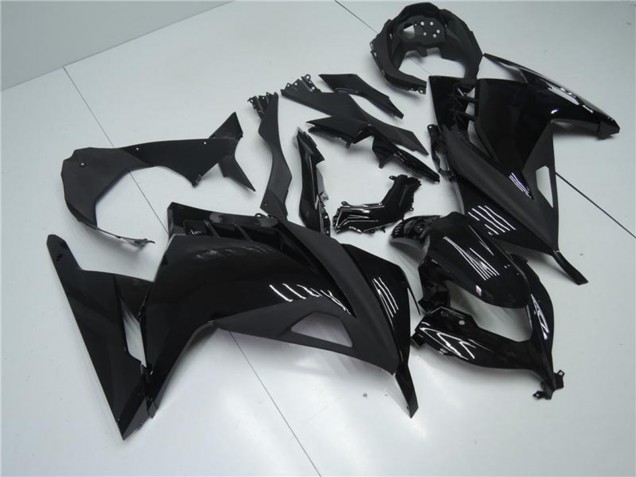 2013-2024 Glossy Black Matte Black Kawasaki Ninja 300 EX300R Motorcycle Fairings