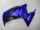 2013-2024 Blue Black White Flame Kawasaki Ninja 300 EX300R Motorcycle Fairings