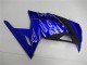 2013-2024 Blue Black White Flame Kawasaki Ninja 300 EX300R Motorcycle Fairings