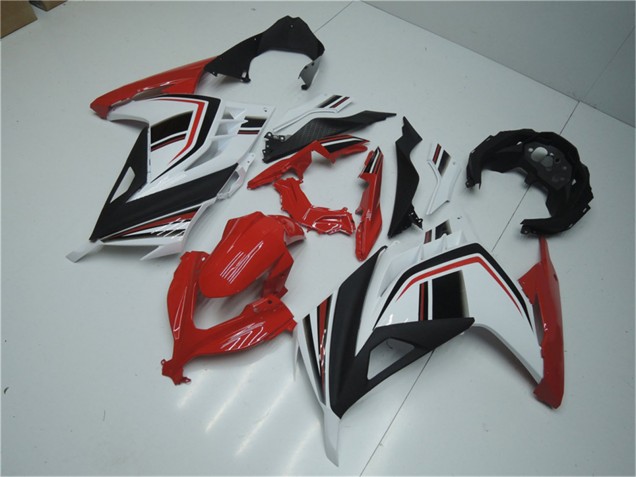 2013-2024 White Red Black Kawasaki Ninja 300 EX300R Motorcycle Fairings