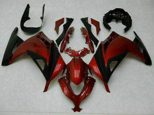 2013-2024 Red Black Kawasaki Ninja 300 EX300R Motorcycle Fairings