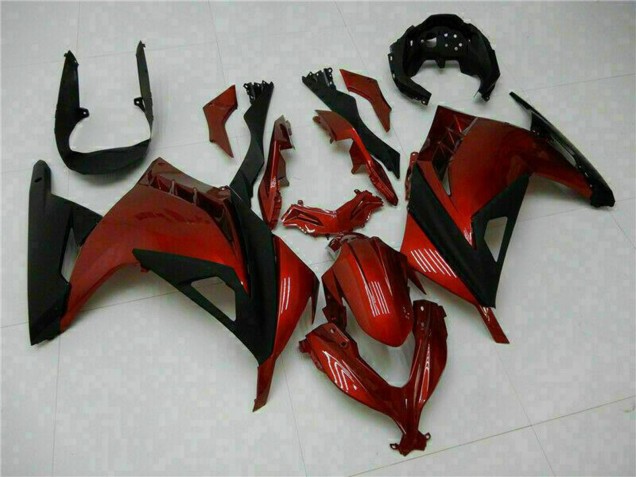 2013-2024 Red Black Kawasaki Ninja 300 EX300R Motorcycle Fairings