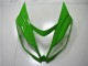 2013-2018 Green White Glossy Black Kawasaki ZX6R Motorcycle Fairings