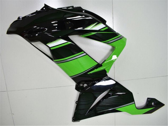 2013-2018 Green Glossy Black Kawasaki ZX6R Bike Fairings