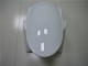 2013-2018 White Matte Black Kawasaki ZX6R Abs Fairings