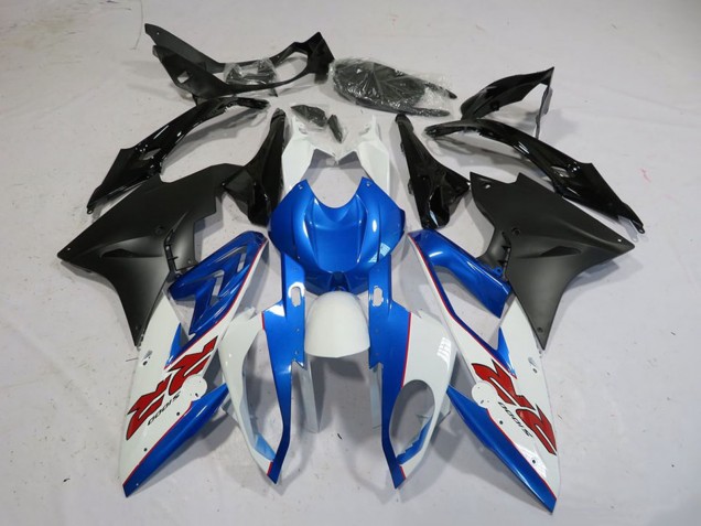 2015-2016 White Blue Matte Black BMW S1000RR Motorcycle Fairing