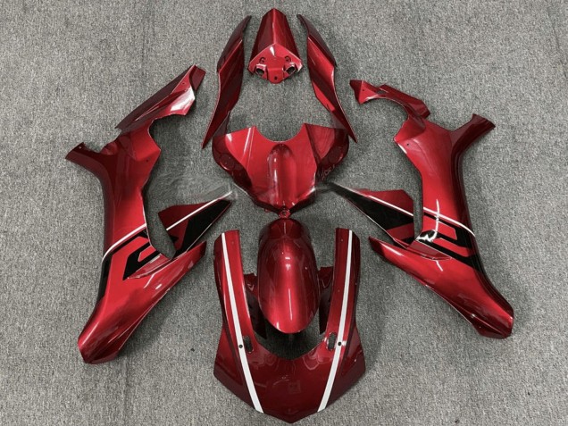 2015-2019 Red White Black Yamaha YZF R1 Motorcycle Fairings