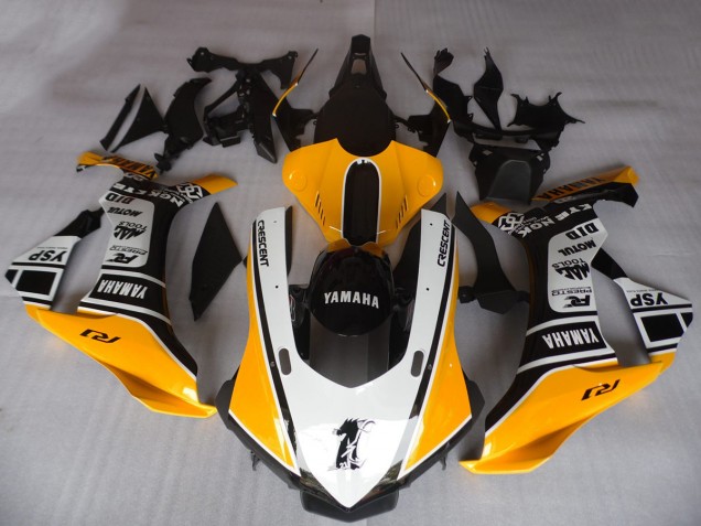 2015-2019 Orange White Black Motul YSP Yamaha YZF R1 Motorcycle Fairings