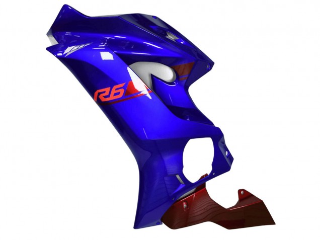 2017-2023 Blue Red Yamaha YZF R6 Motorcycle Fairings