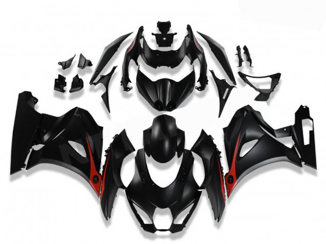 2017-2024 Black Red Suzuki GSXR 1000 Motorcycle Fairings