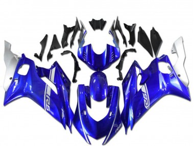 2017-2023 Blue Silver Yamaha YZF R6 Motorcycle Fairings