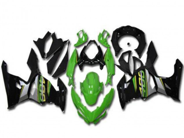 2018-2024 Green Black Grey Kawasaki EX400 Motorcycle Fairings