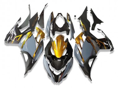 2018-2024 Gold Nardo Grey Black Kawasaki EX400 Motorcycle Fairings
