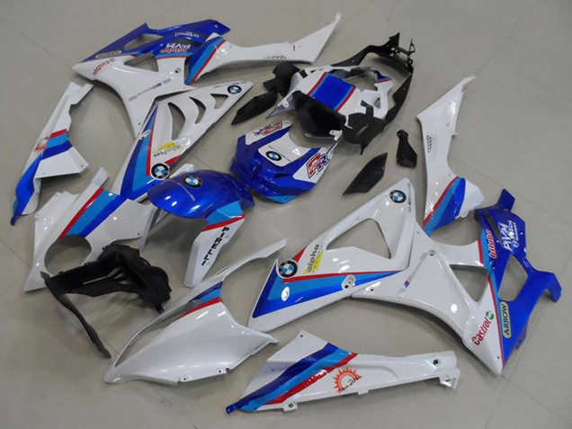 2009-2014 White Red Blue Castrol Pirelli BMW S1000RR Motorcycle Fairings