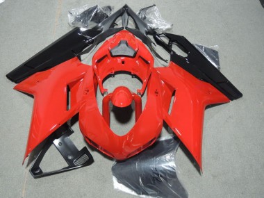 2007-2014 Red Black Ducati 1098 Motorcycle Fairings