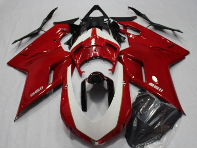 2007-2014 Red Ducati 1198 Motorcycle Fairings