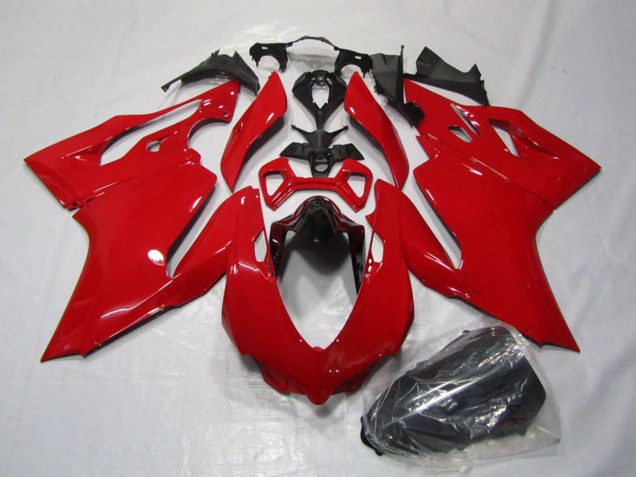 2011-2014 Red Ducati 1199 Motorcycle Fairings Kits