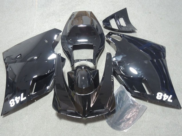 1993-2005 Glossy Black Ducati 748 Motorcycle Fairings