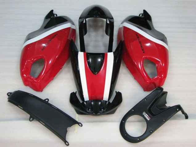 2008-2012 White Red Glossy Black Ducati Monster 696 Motorcycle Fairing Kits