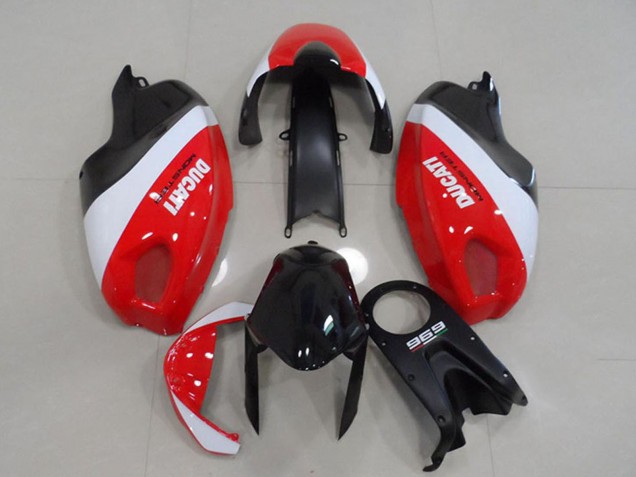 2008-2012 White Red Black Monster Ducati Monster 696 Motorcycle Fairings